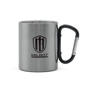 Туристична чашка для походів MILBOT Logo